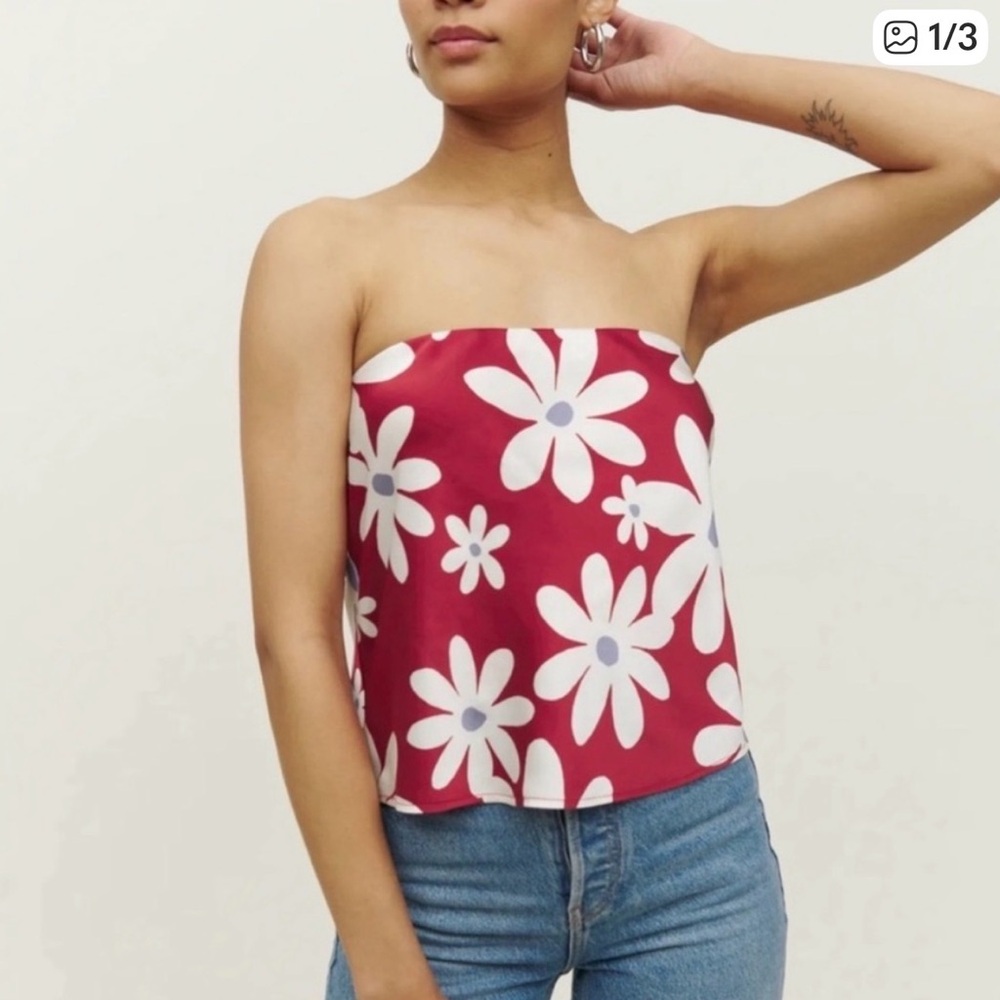 Reformation Silk Top